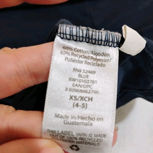 Wonder Nation Kids Navy Blue Short Sleeve Tee - Picture 3 of 7